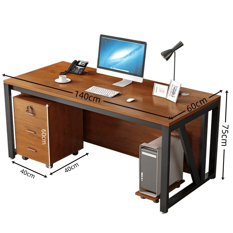 鑫木樽办公桌 1.4m 套高清大图