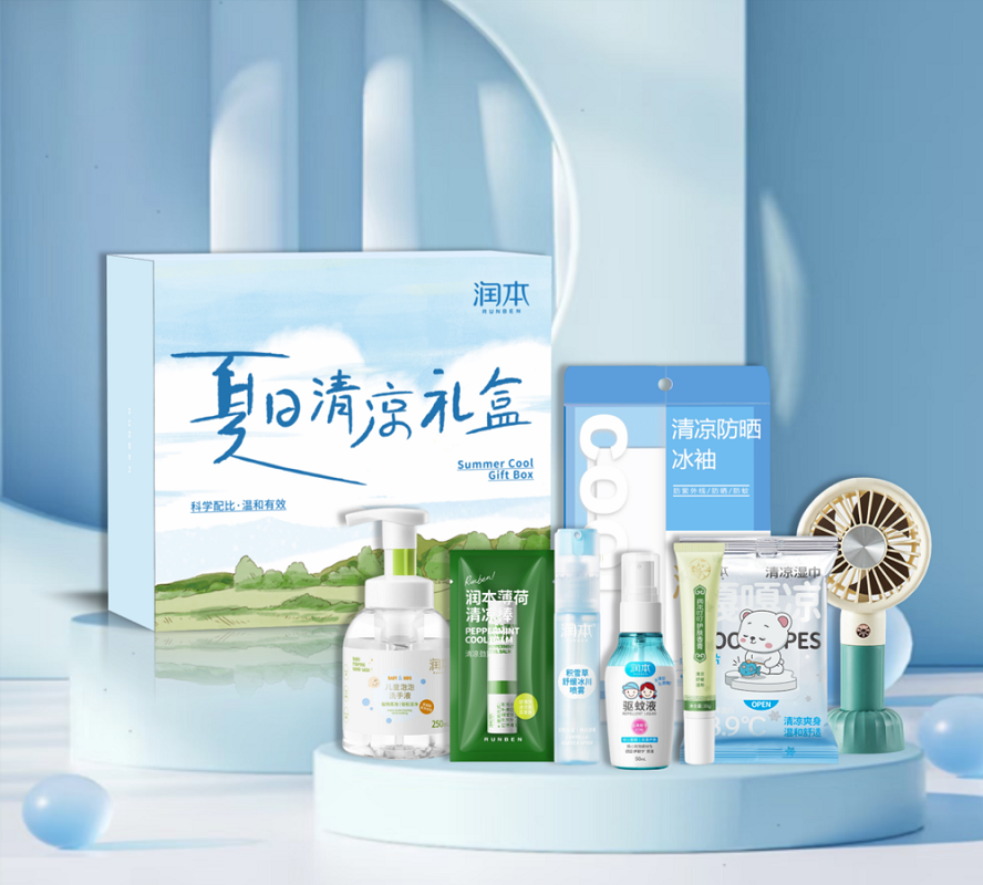 润本夏日清凉礼盒 RB2505 904g(单位:盒)高清大图