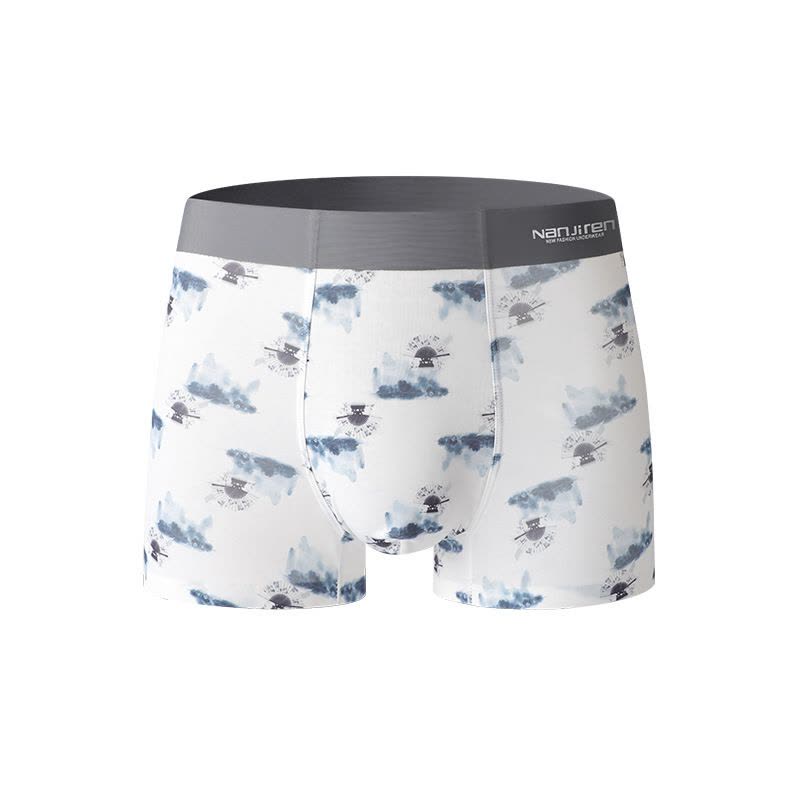 南极人男士内裤男生冰丝平角夏季薄款透气四角裤无痕青少年裤头男图片