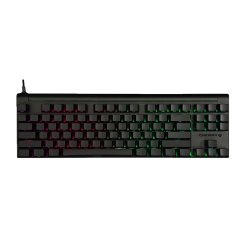 樱桃(CHERRY)MX Board 8.0 G80-3888HXAEU-2 RGB 背光游戏机械键盘 黑色茶轴 绝地求
