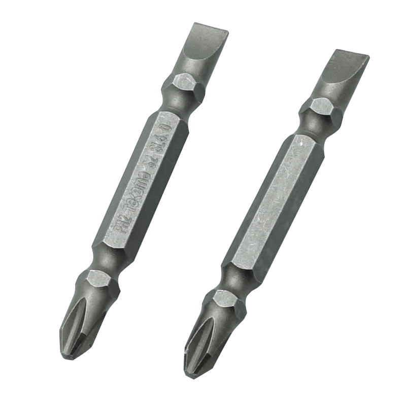 takama（高松）408560 十字一字双头螺丝批头套装10件套起子头旋具头电动批头S2带强磁PH1PH2SL6*65高清大图