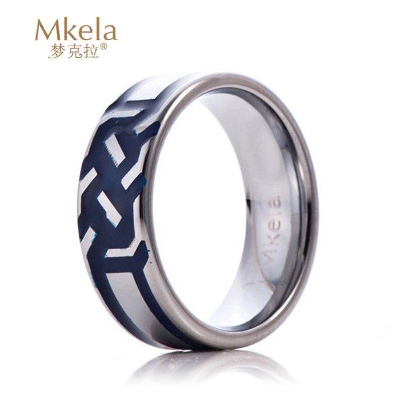梦克拉Mkela 钨金戒指 后现代 男士高清大图