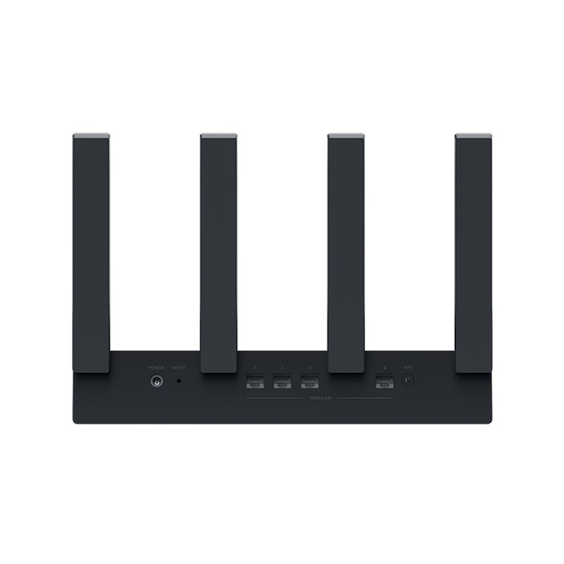 华为(HUAWEI)千兆无线路由器家用AX6 new黑色 8条数据流同传 穿墙大户型 wifi6+ 7200兆级 2.4G/5G双频 NFC一碰连网 智能手游加速 儿童上网关怀