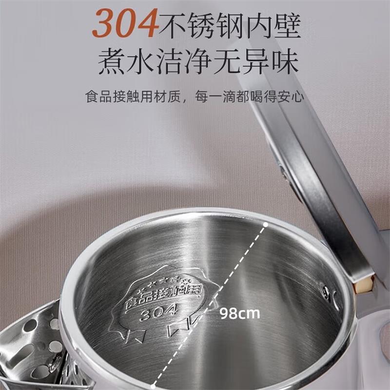 小熊(Bear)电热水壶.1.5升大容量304不锈钢内胆ZDH-E15X8高清大图