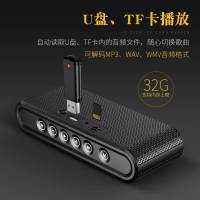 万人迷无线蓝牙音箱大音量低音炮便携式手机充电宝迷你小音响 普通版 银色