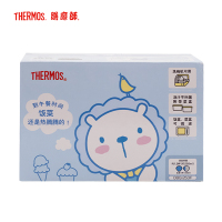 膳膳魔师(THERMOS)儿童保温饭盒宝宝辅食饭盒不锈钢内胆附带便当袋餐筷膳魔師便携便当盒 DBQ-253F
