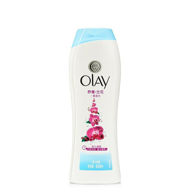 玉兰油(OLAY)舒缓清爽沐浴露400毫升泡澡 宝洁出品