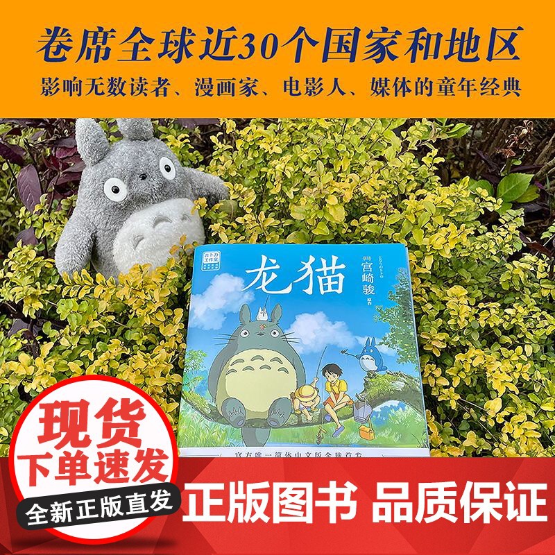 龙猫正版绘本宫崎骏动画书籍吉卜力工作室日本漫画动漫全集千与千寻天空之城哈尔的移动城堡起风了你想要活出怎样的人生磨铁文化高清大图