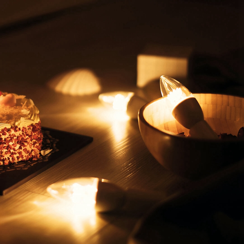 飞利浦小米米家wifi智能蜡烛灯泡e14吊灯家用照明节能led尖泡