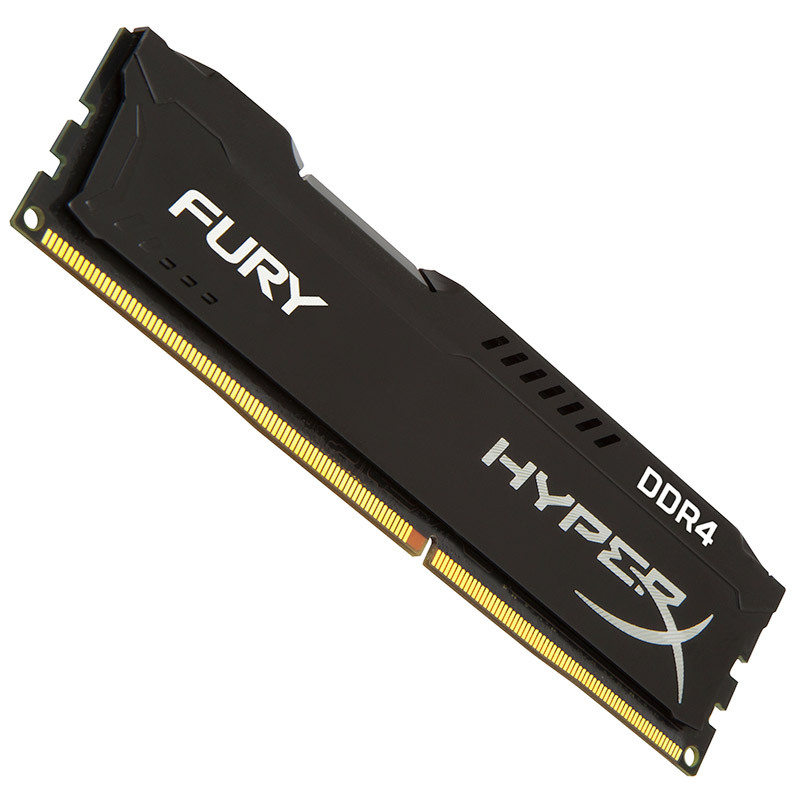 金士顿(KINGSTON)DDR4 2400 4GB 台式机内存 骇客神条 Fury雷电系列
