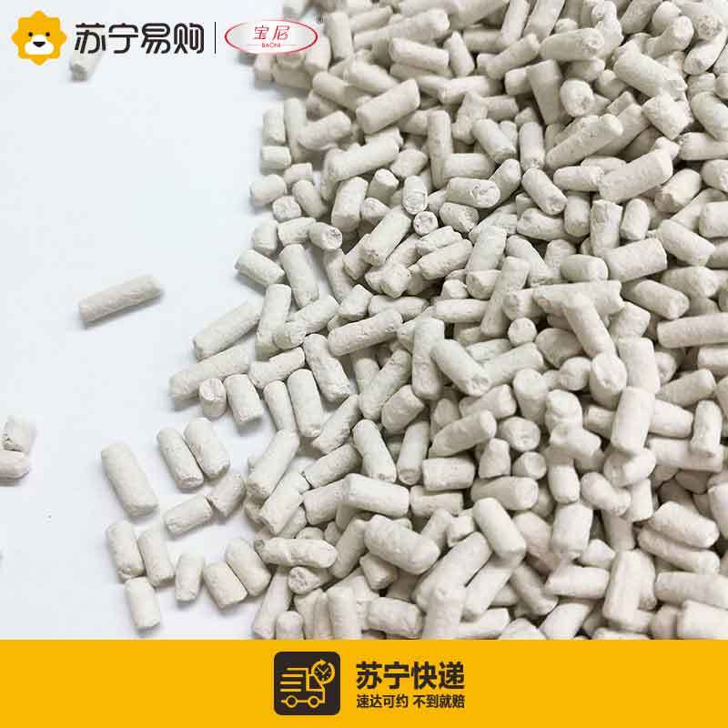 宝尼(BAONI)可爱的膨润土条形猫砂 5KG 结团猫砂