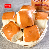 【中华特色】 菏泽馆 年年宏 老面包300g/袋（12个装）早餐旅游面包【买7包送1包】 华东