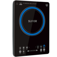 苏泊尔（SUPOR）IH02-220 电磁炉触摸屏家用智能触控正品黑色电磁灶 8档二级能效触控式微晶面板（赠汤锅+炒锅）