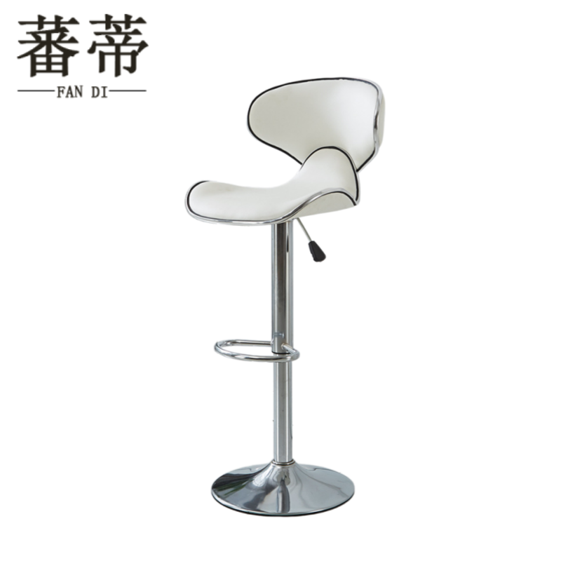 蕃蒂 椅子 白色高脚47*34*60-80cm 把高清大图