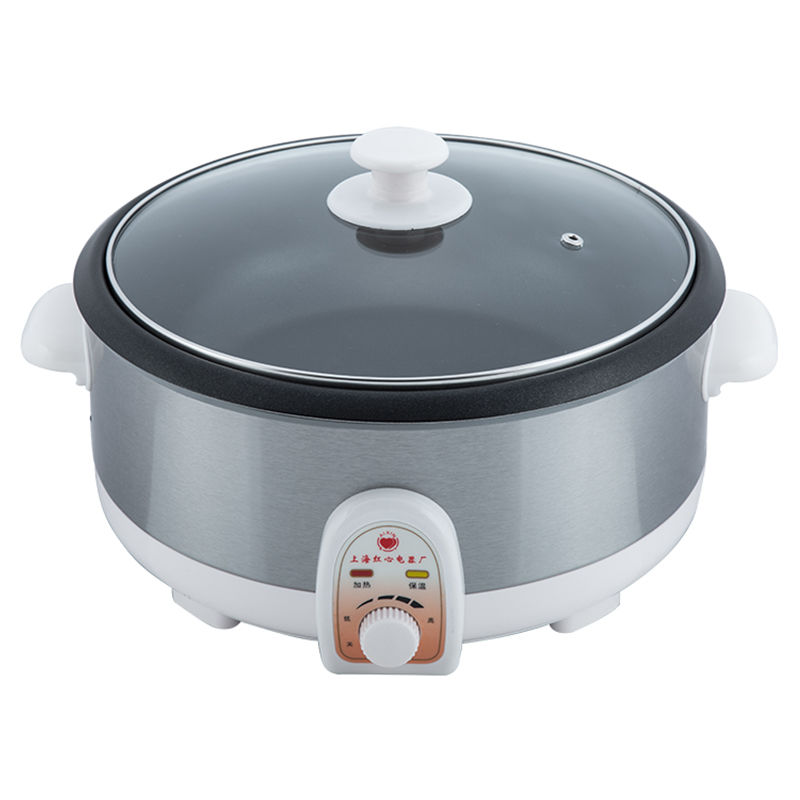 上海电器厂电火锅电热锅电煮锅火锅锅 26cm黑色单内胆