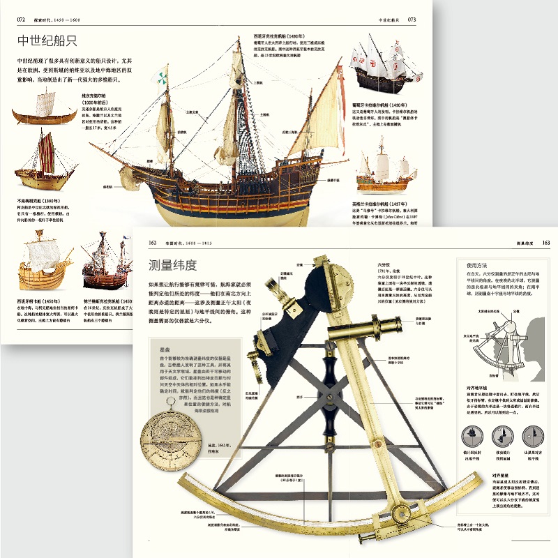 [正版] DK航海史:探险、贸易与战争的故事 专业史 出版社 书籍高清大图