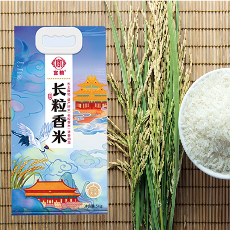 宫粮 优选五常东北大米 长粒香 5kg*1袋高清大图