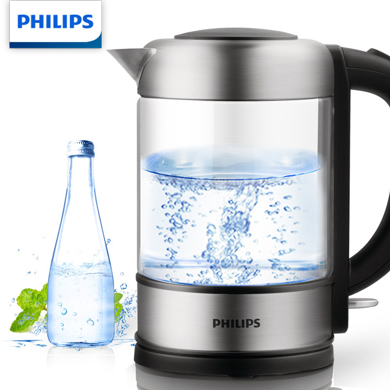 飞利浦(Philips)电水壶热水壶电热水壶德国肖特玻璃 HD9342/08 1.5L 烧水壶