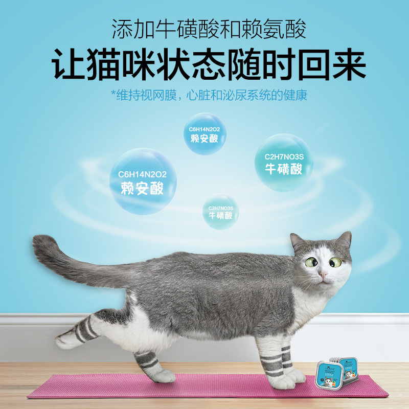 LORDE里兜猫罐头 吞拿鱼猫零食猫湿粮100G*6罐