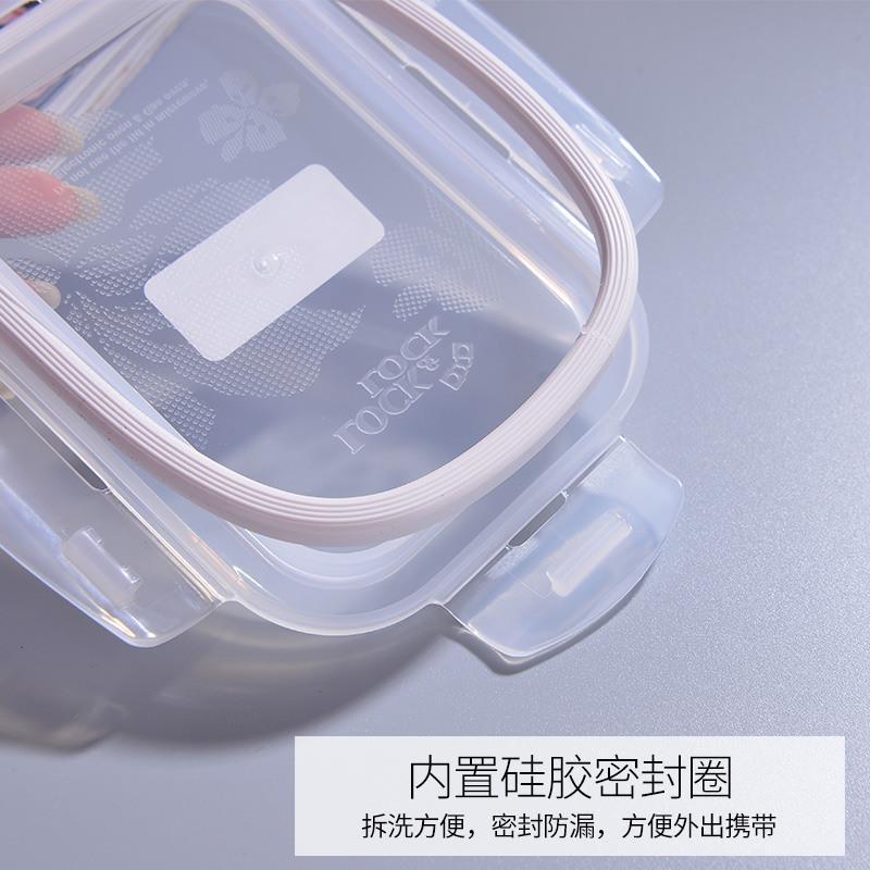 乐扣乐扣玻璃保鲜盒午餐饭盒盖冰箱收纳密封盒盖子配件便当盒碗盖