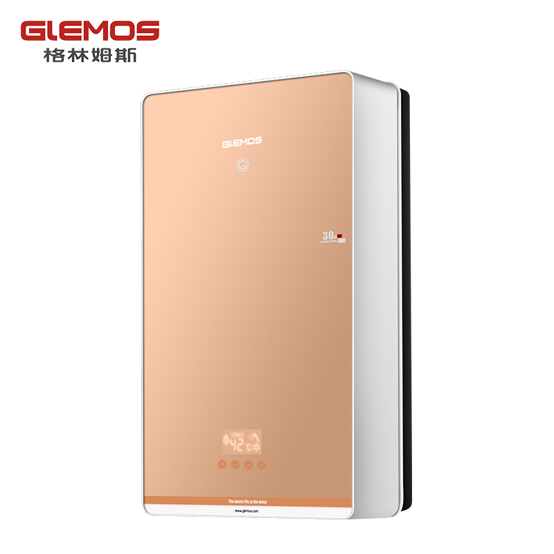 格林姆斯(GLEMOS)W11-55B-金色 电热水器速热式恒温速热储水家用小型触摸屏精准控温