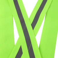 新越昌晖反光背带反光马甲反光衣施工骑行交通执勤V型反光服环卫作业反光安全警示工作服MJ-D2