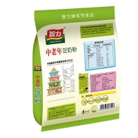 智力中老年豆奶粉720g无白砂糖老年人营养早餐非脱脂冲饮小袋装即食