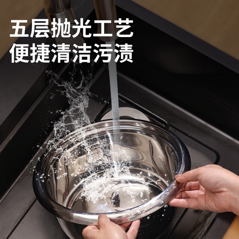三角牌不锈钢电饭锅TG-Z60X17ZK(5-8人)6L 灰色高清大图