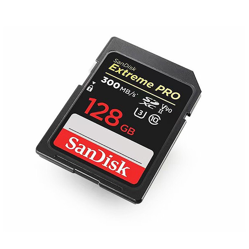 闪迪(SanDisk)128GB SD存储卡U3 C10 8K数码相机内存卡读速300MB/s 写速260MB/s高清大图