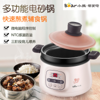小熊(Bear)全自动电炖锅电砂锅小炖锅BB煲汤锅宝宝煮粥陶瓷家用婴儿辅食锅 DSG-B08K1