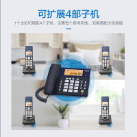 步步高(BBK) W101 无绳电话机 无线座机 子母机 办公家用 背光大屏 三方通话象牙白