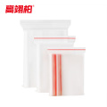 高翊柏 12160022 PE透明自封袋 3号白边 12丝 7*10cm 密封袋塑料一次性收纳封口袋 （100个）