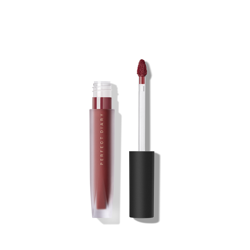 完美日记(PERFECT DIARY) 至臻柔色丝绒唇釉V13 棕情欢愉高清大图