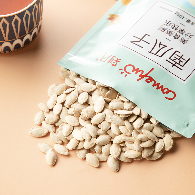 [领卷299-210]刻凡[纸皮南瓜子108g]原味南瓜籽炒货坚果办公室休闲追剧解馋零食