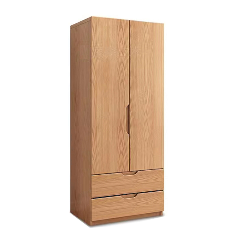 天瑞通邦 实木二门更衣柜(上柜下抽)800/600*500*2000mm 组高清大图