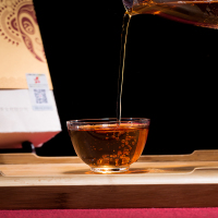 湘安黑茶金花茶洪福齐天茯砖茶湖南黑茶雅安黑茶 1000克