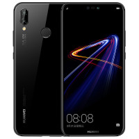 华为 HUAWEI nova 3e 全面屏2400万前置摄像 4GB +64GB 幻夜黑 全网通版移动联通电信4G手机
