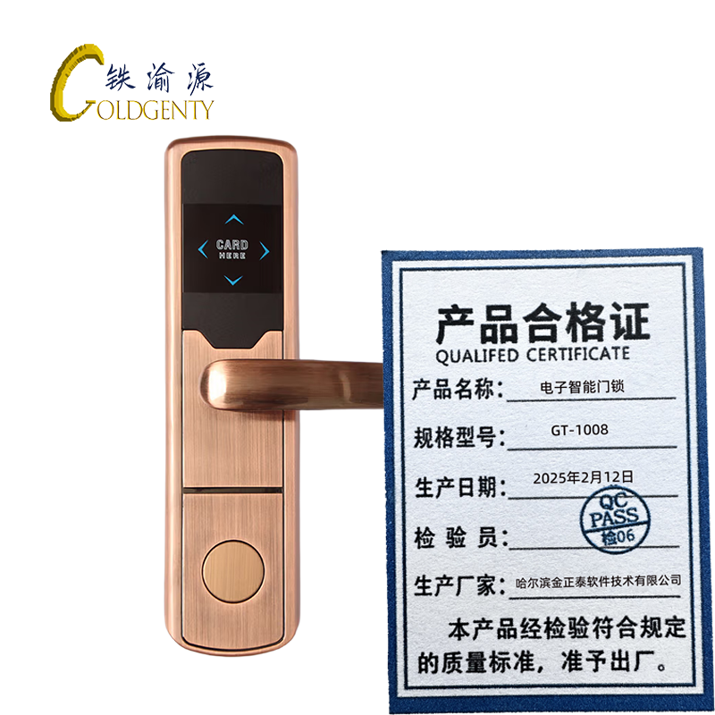 铁渝源 电子智能门锁GT-1008/套