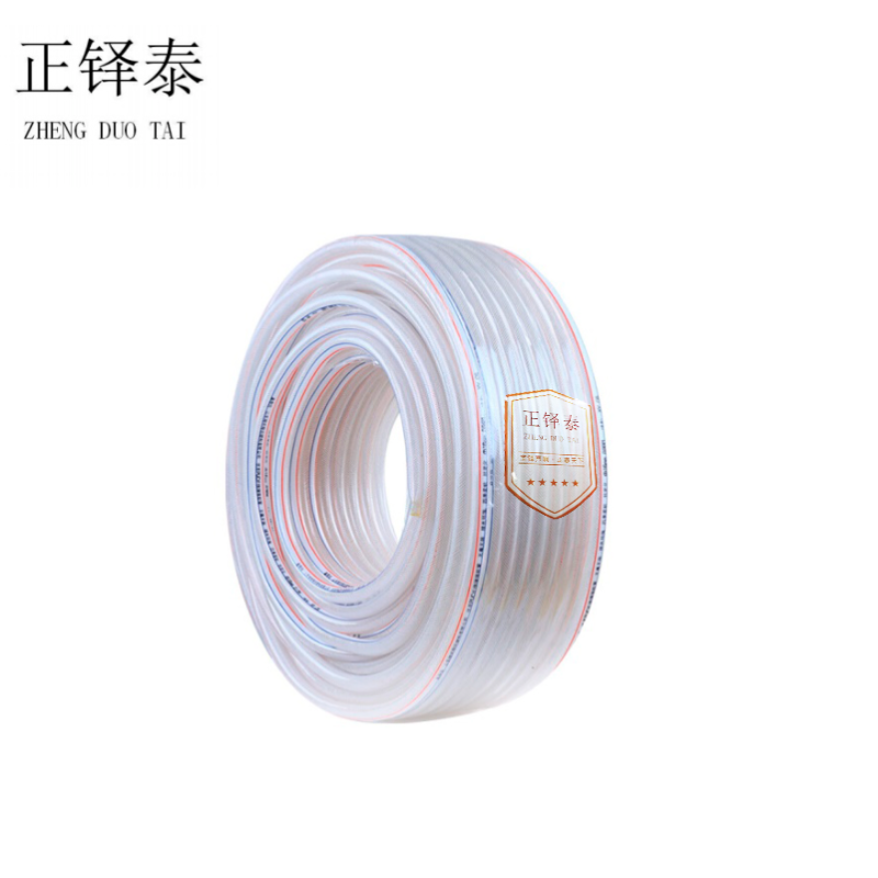正铎泰 无味加厚 透明塑料水管 蛇皮管1寸 内径25mm 30米/卷