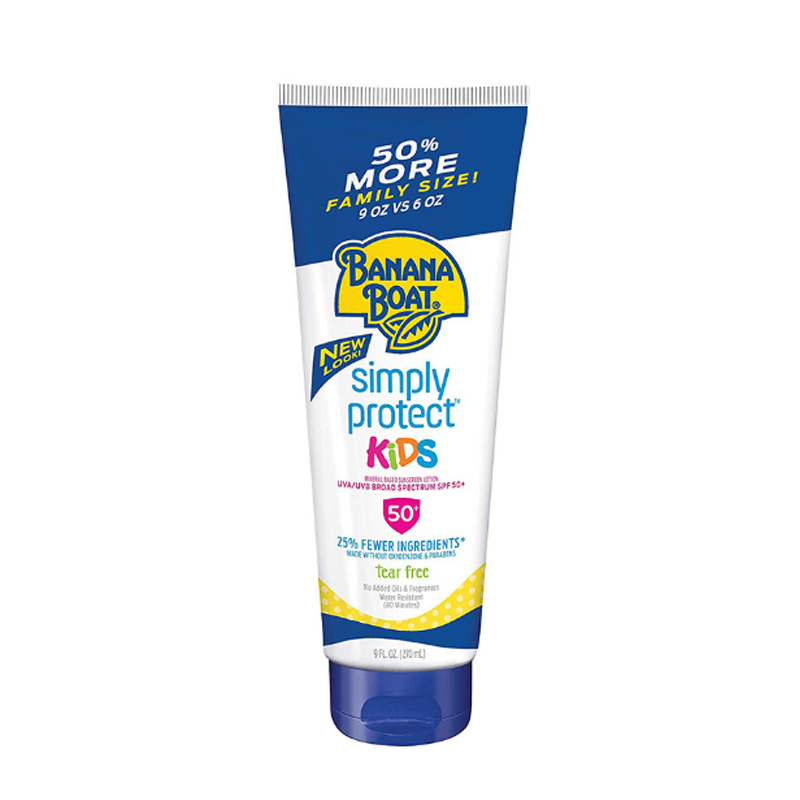 Banana boat 香蕉船儿童基础防护 无泪防晒乳270ml SPF50+