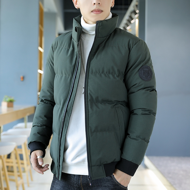 男士冬季外套立领羽绒棉服加厚短款棉衣男上衣30岁40大码棉袄冬装棉衣