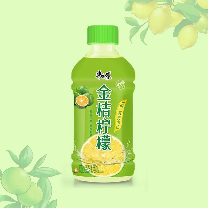 康师傅 金桔柠檬 330ml*6小瓶装茶饮料饮品 夏日饮料便携 苏宁宜品推荐高清大图