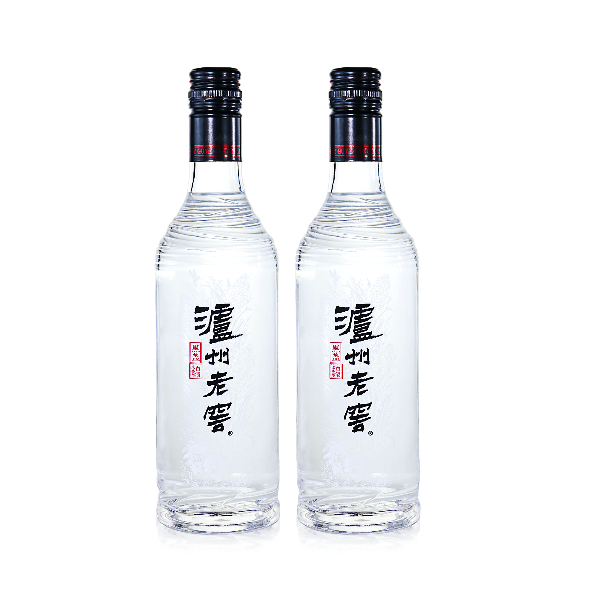 泸州老窖 黑盖二曲 42度500ml*2瓶 浓香型白酒高清大图