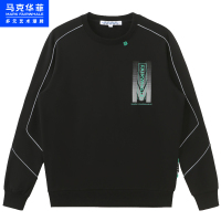 马克华菲圆领男士卫衣2022秋季新款潮流创意时尚印花长袖男潮牌