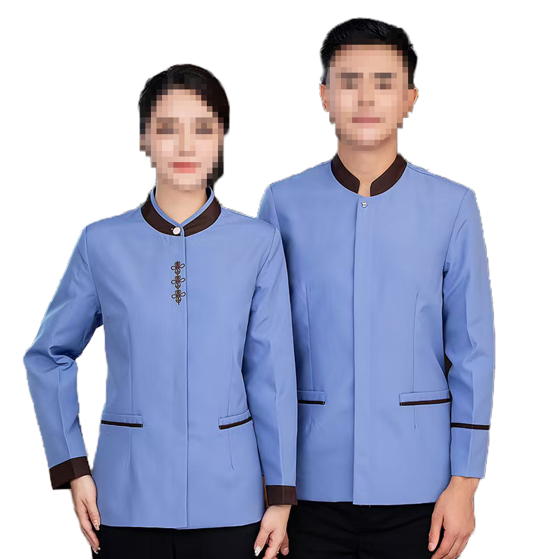 天富星 酒店物业定制保洁服工作服 L3702 套高清大图