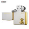 ZiPPO 打火机ZBT-3-124a镀金可爱贴章金色小熊可爱小熊限量收芝宝煤油防风