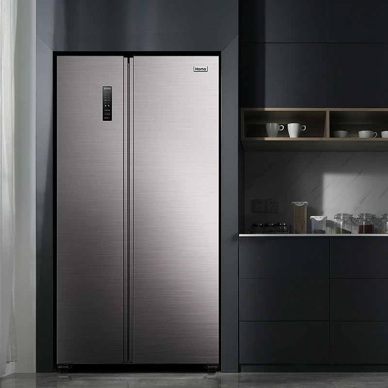 奥马(homa) 452升冰箱双开门 对开门冰箱 一级能效 风冷无霜双变频
