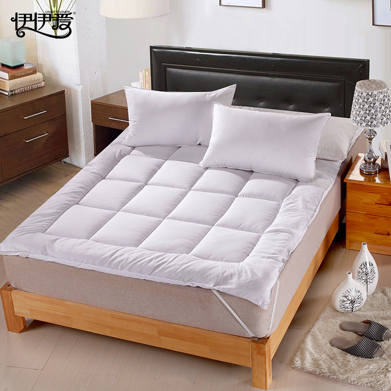 伊伊爱 全棉防羽布纯白褥子高清大图