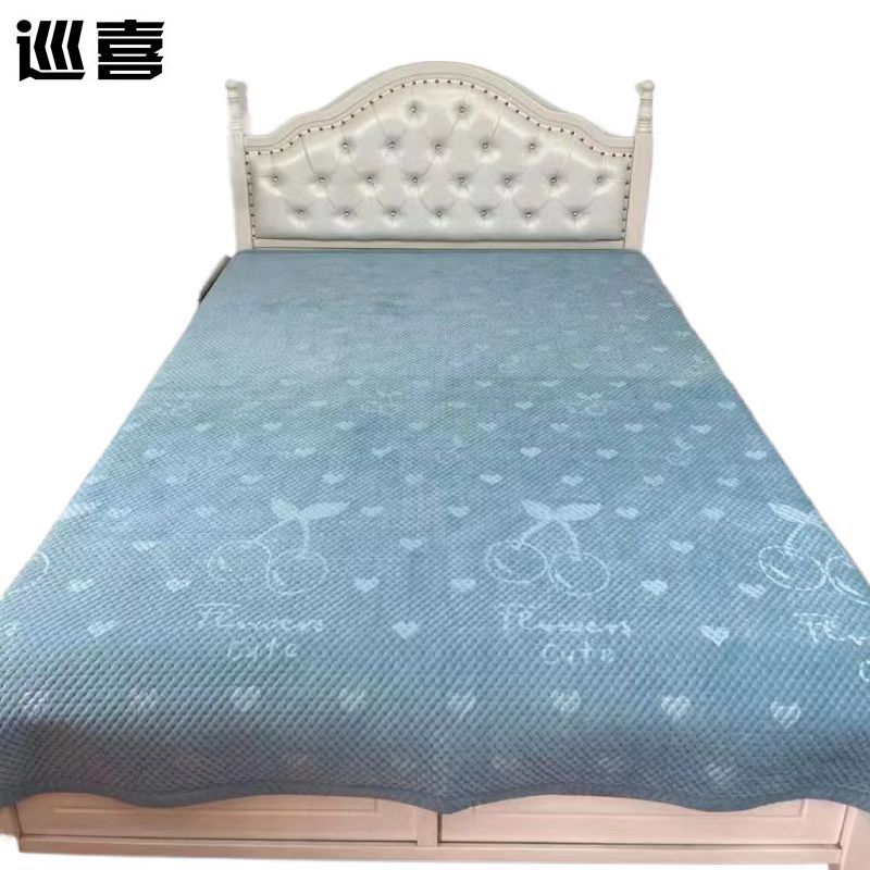 巡喜 压花床盖 200X230cm (条)高清大图