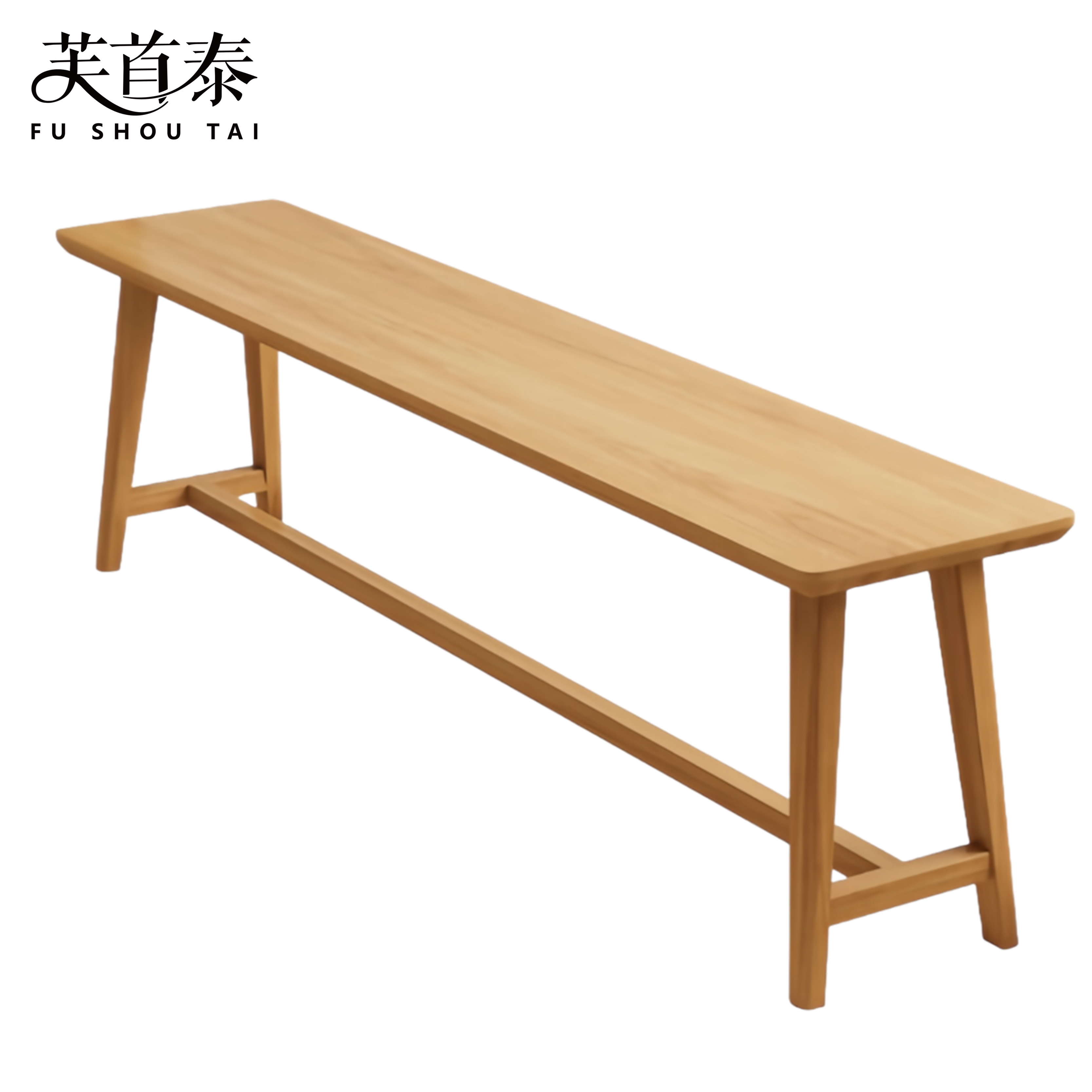 芙首泰吧台桌2200*400*750mm张高清大图